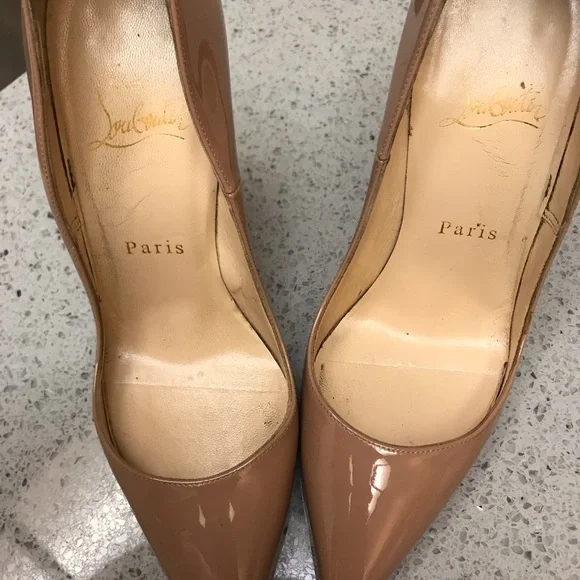 Christian Louboutin Nude Heels - Picture 2 of 14